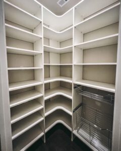 cabinets and closets