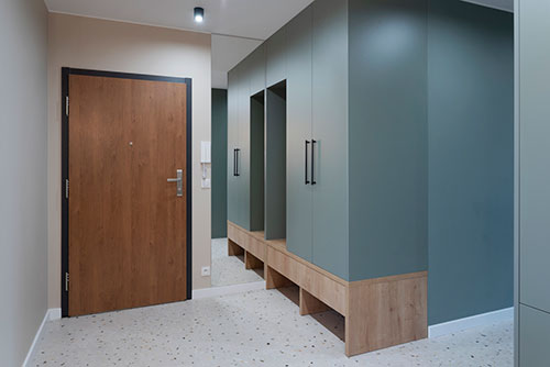 Storage solution in a multi-family residential development